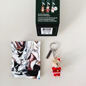 Starbucks 2025 Holiday SANTA Bear Lid Stopper Blind Box